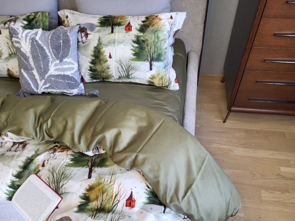 Постільна білизна Сатин PREMIUM, BEMBI (Євро на рез.)