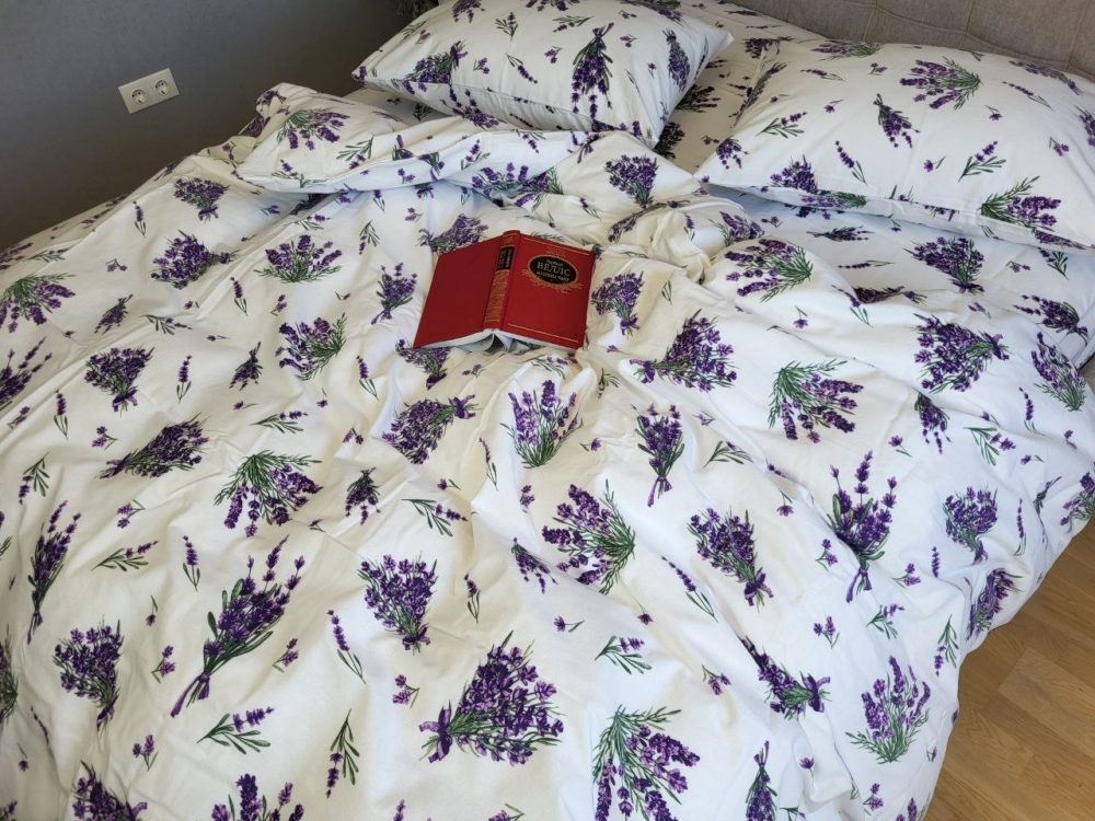 Постільна білизна Лавандин, Turkish flannel (Двосп. на рез.) - Зображення 4