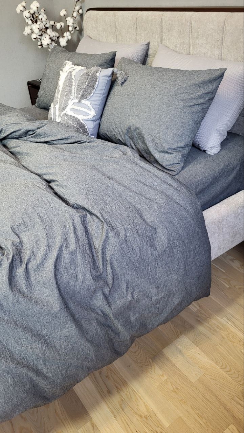 Постільна білизна Graphite, Washed Cotton W1141 (Полут. на рез.) - Зображення 3