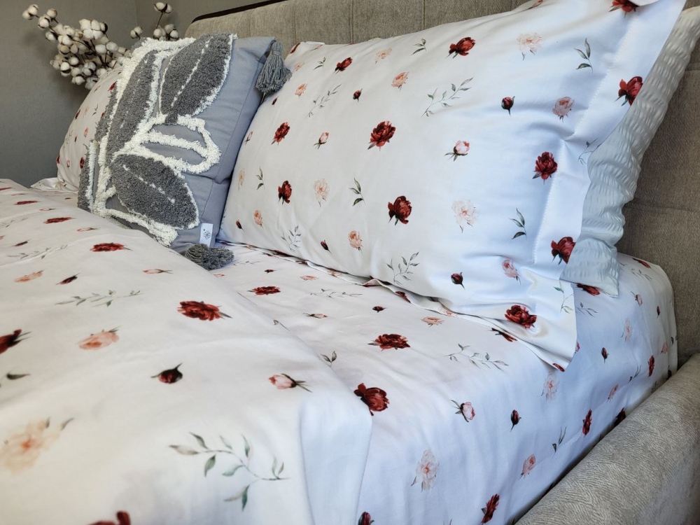 Постільна білизна Cатин PREMIUM, VICTORIA UNO (Полуторний)