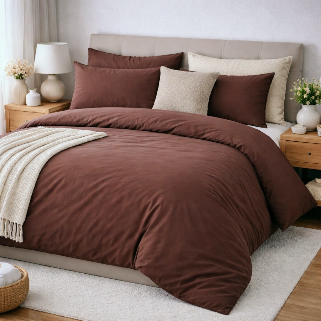 Постільна білизна Chocolate, LUXURY Washed (Полуторний)