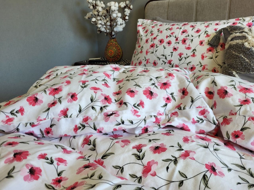 Постільна білизна Мія, Turkish flannel (Євро на резин.) - Зображення 2