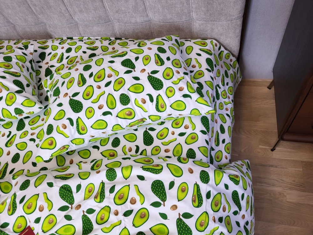 Постільна білизна Авокадо, Turkish flannel (Полуторний)