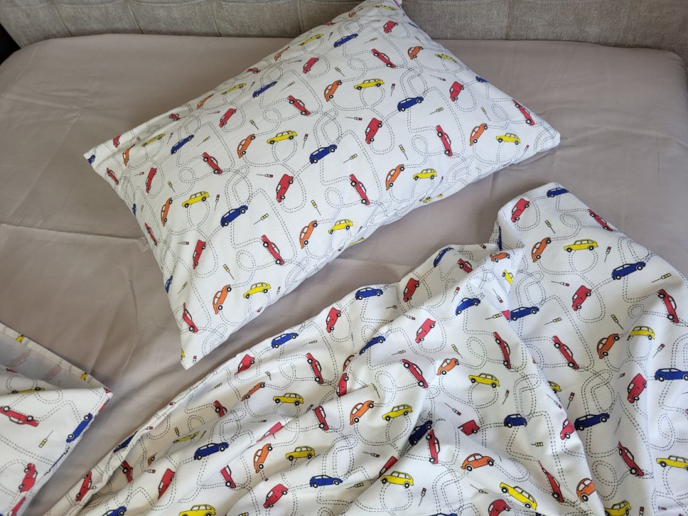 Постільна білизна Драйв/сірий мусон, Turkish flannel (Полут. на рез.)