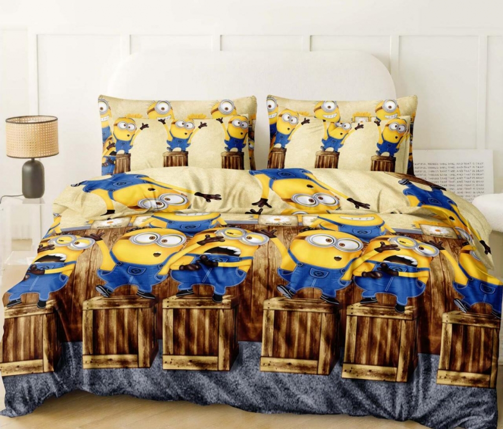 Постільна білизна Міньйони, бязь (Підл. на рез.)