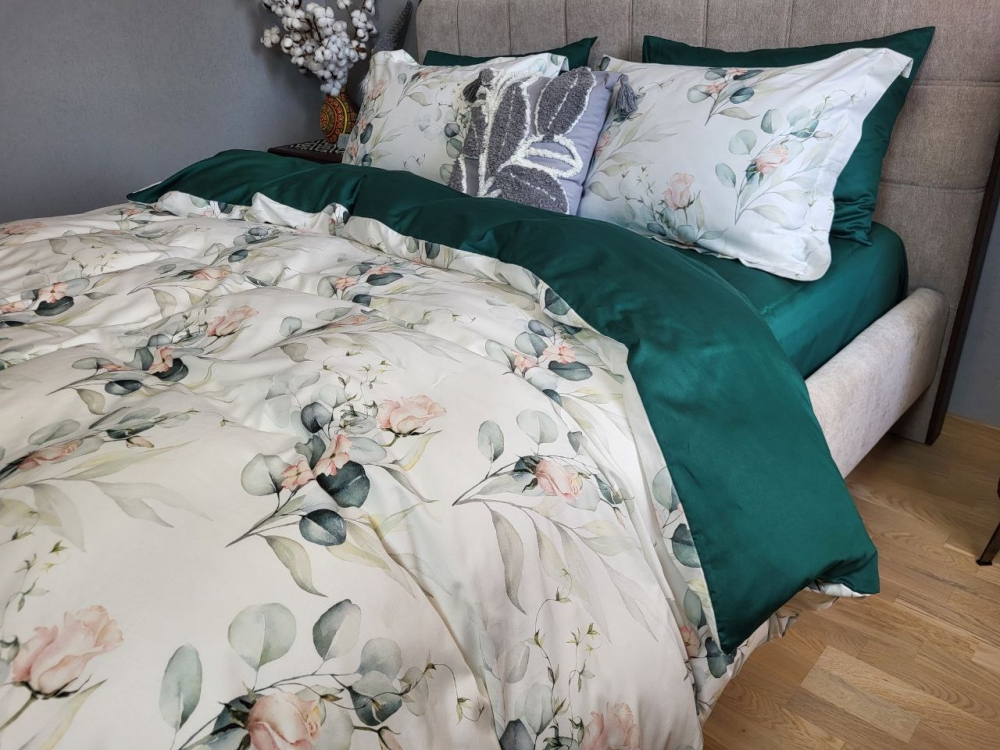 Постільна білизна Сатин PREMIUM, NOVEL NEW (Полут. на рез.) - Зображення 3