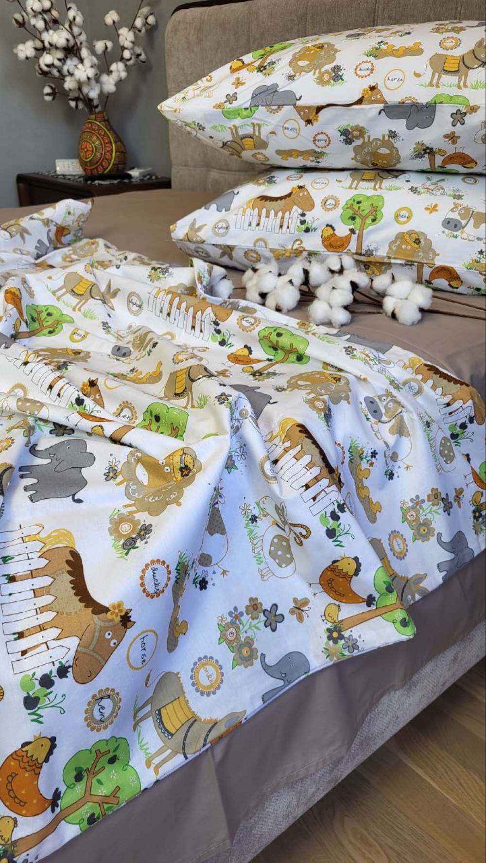 Постільна білизна Весела ферма, cotton (Двоспальний) - Зображення 7