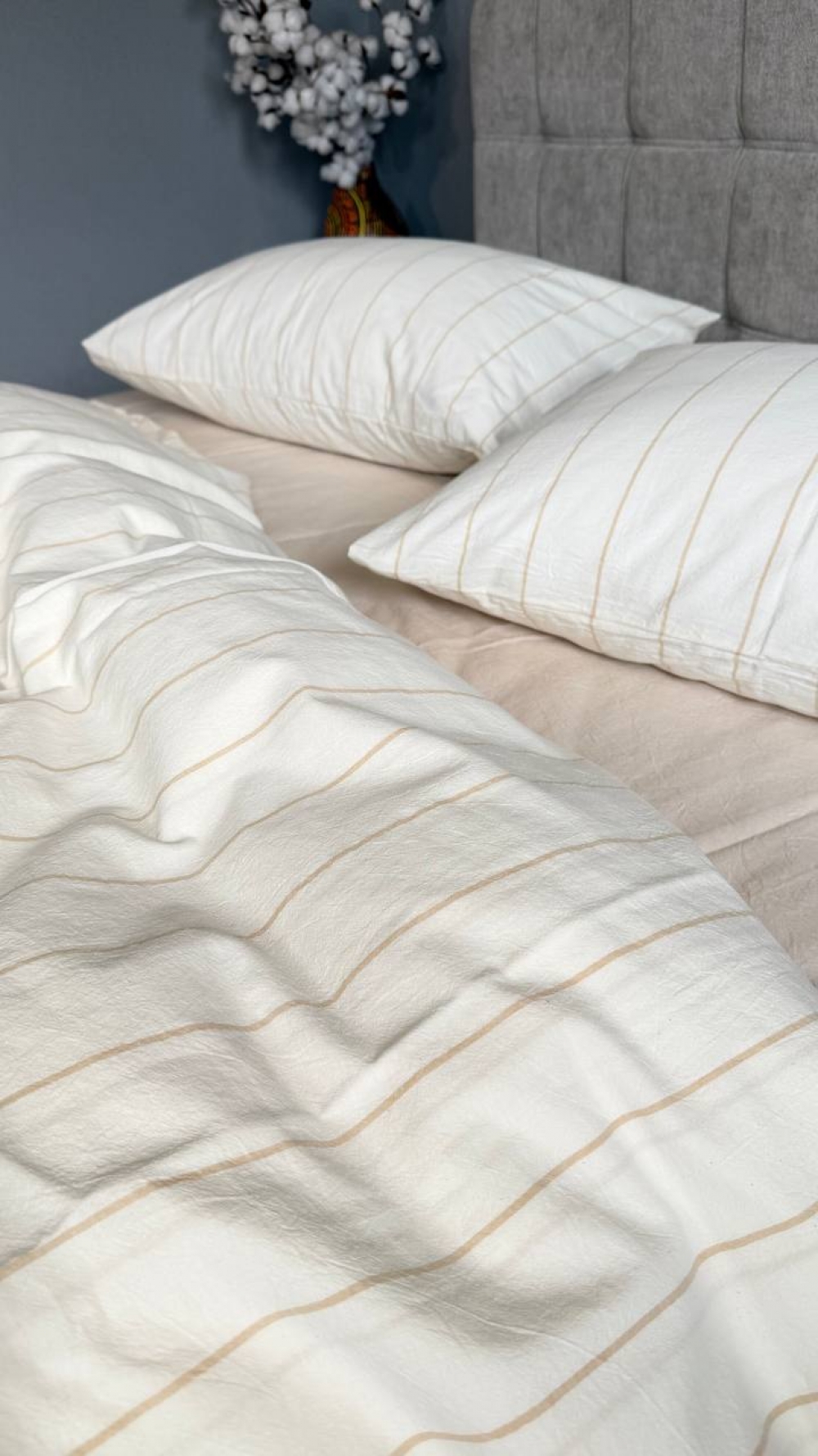 Постільна білизна Lonely+Creamy Beige, Washed Cotton (Двосп. на рез.) - Зображення 6