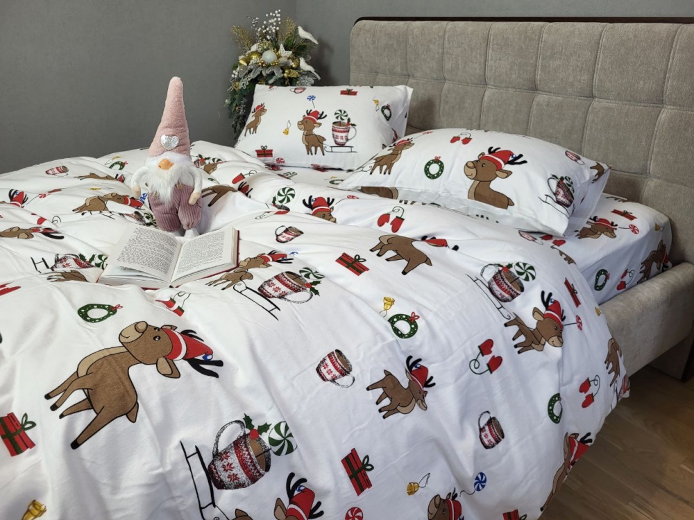 Постільна білизна Гостинці, Turkish flannel (Сімейний) - Зображення 5