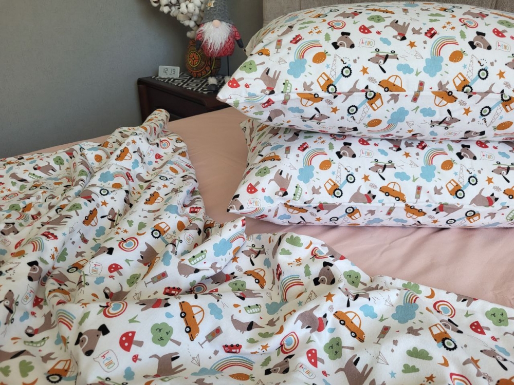 Постільна білизна Пригоди/пудров., Turkish flannel (Полут. на рез.) - Зображення 3