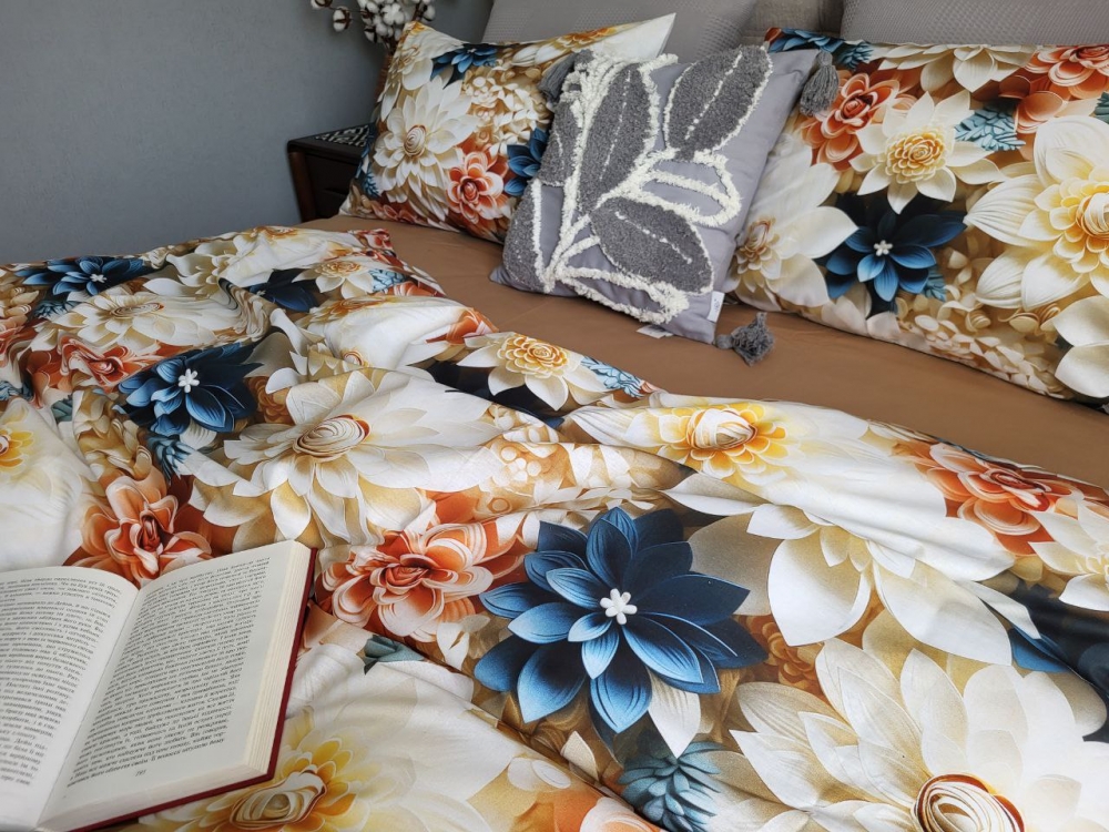 Постільна білизна Оранжерея, cotton 5D (Двосп. на рез.) - Зображення 4