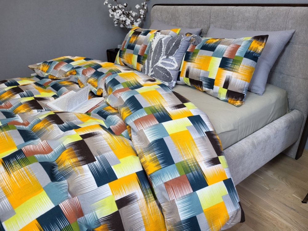 Постільна білизна Фаворит/оливк., Turkish flannel (Двосп. на рез.) - Зображення 3