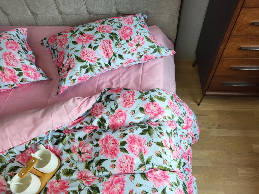 Постільна білизна Сатин PREMIUM, NAPOLI (Євро на рез.)