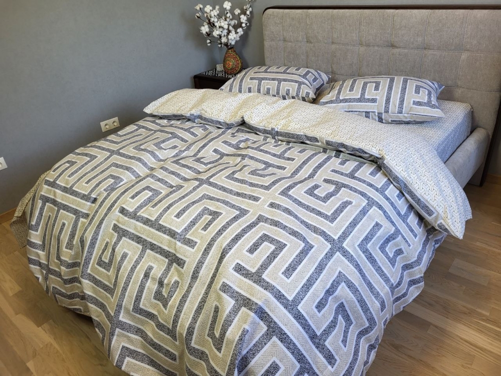 Постільна білизна Лабіринт, бязь нав 50*70см (Полуторний)