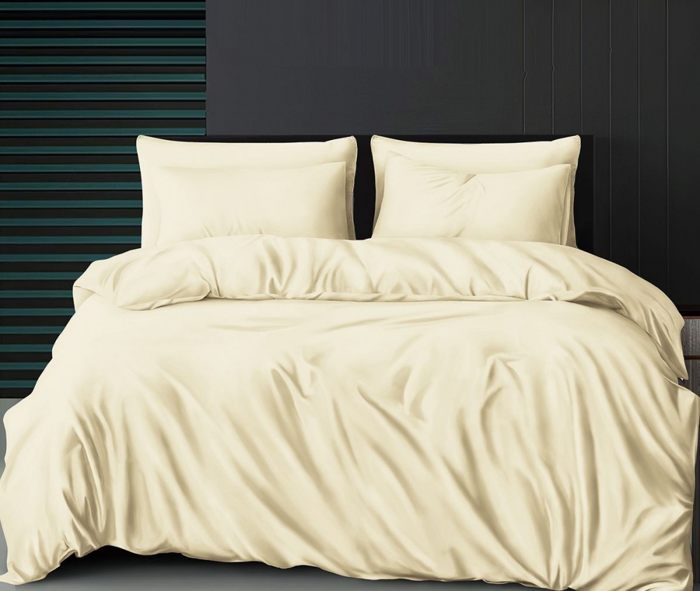 Постільна білизна Ванільний, ранфорс (Полуторний)