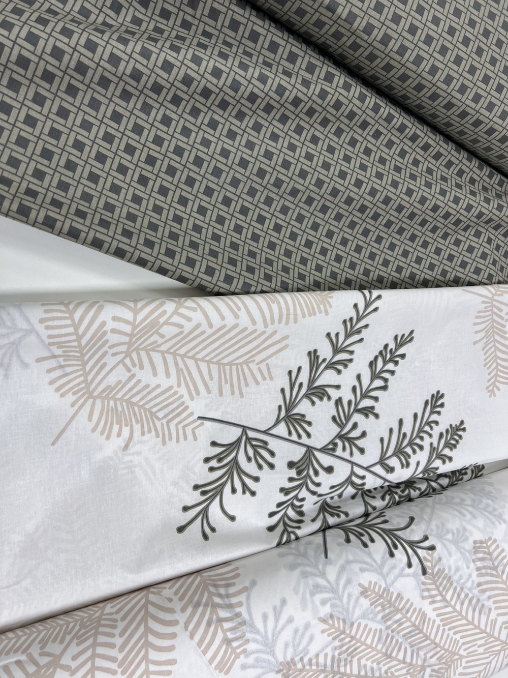 Постільна білизна Папороть мікс, бязь Підк Цільн (Сім. на резин.) - Зображення 3