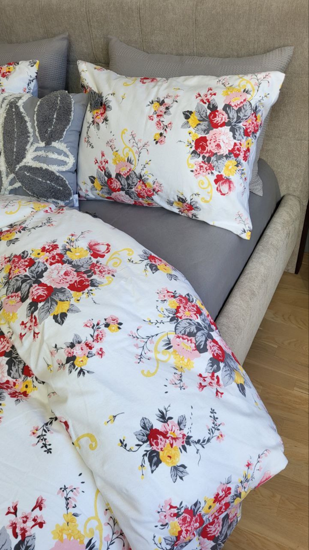 Постільна білизна Маркіза/сіра гавань, Turkish flannel (Євро) - Зображення 5