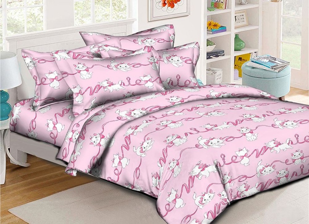 Постільна білизна Кішечка Марі, ранфорс (Євро)