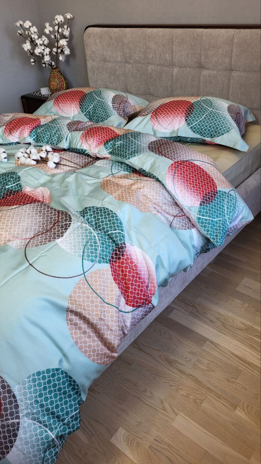 Постільна білизна Сатин PREMIUM, TOLEDO COLORFUL підк. Цільн. (Двоспальний) - Зображення 6