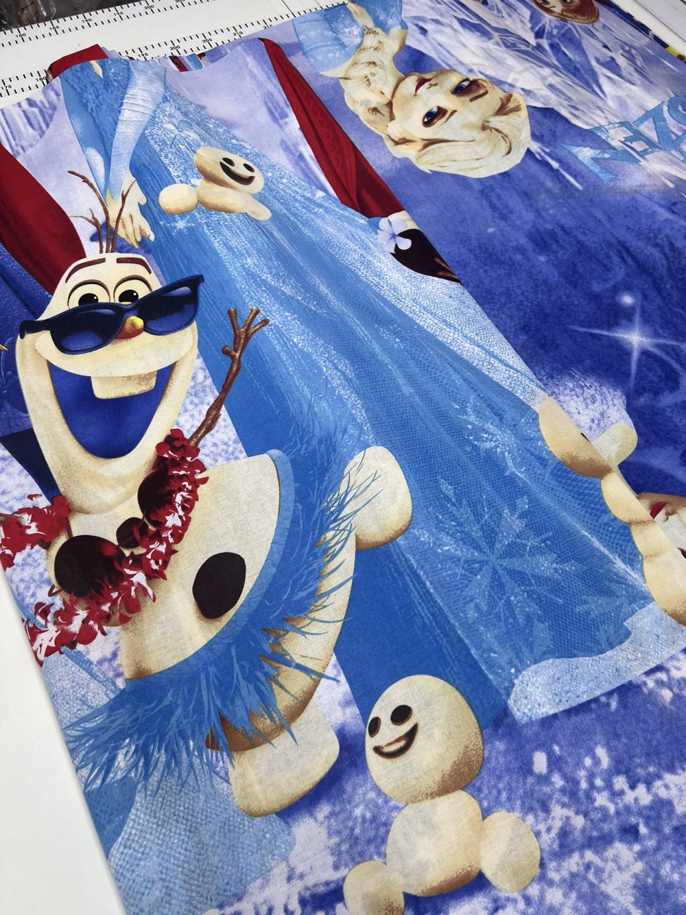 Постельное белье Рождество с Олафом бязь Евро — изображение 2
