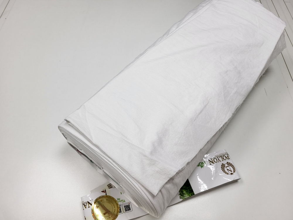 Постільна білизна White, LUXURY Washed (Двоспальний) - Зображення 3