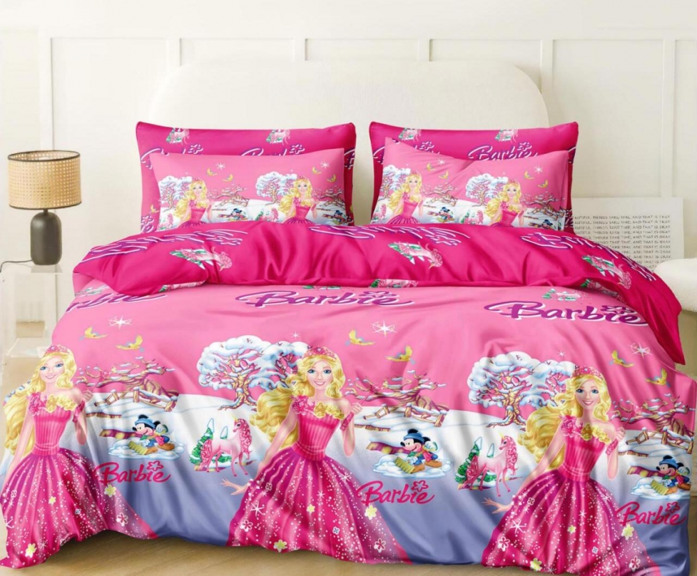 Постільна білизна Барбі, бязь (Сімейний)