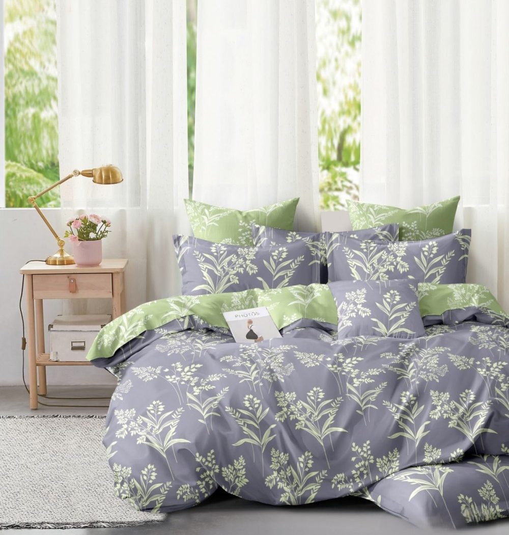 Постільна білизна Злаки, ранфорс (Двосп. на рез.)