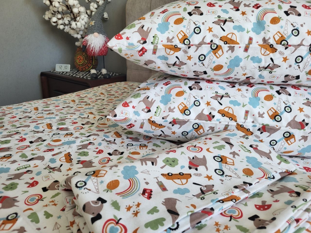 Постільна білизна Пригоди, Turkish flannel (Євро)