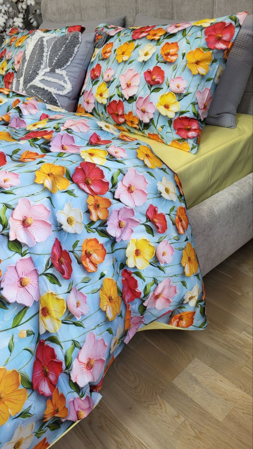 Постільна білизна Акварель, cotton 5D (Полут. на рез.) - Зображення 7