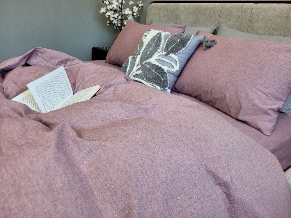 Постільна білизна Mauve, Washed Cotton W1181 (Полут. на рез.) - Зображення 5