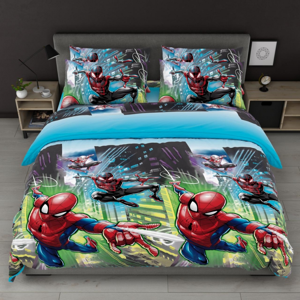 Постільна білизна Людина-павук, бязь (Дитячий на рез.)