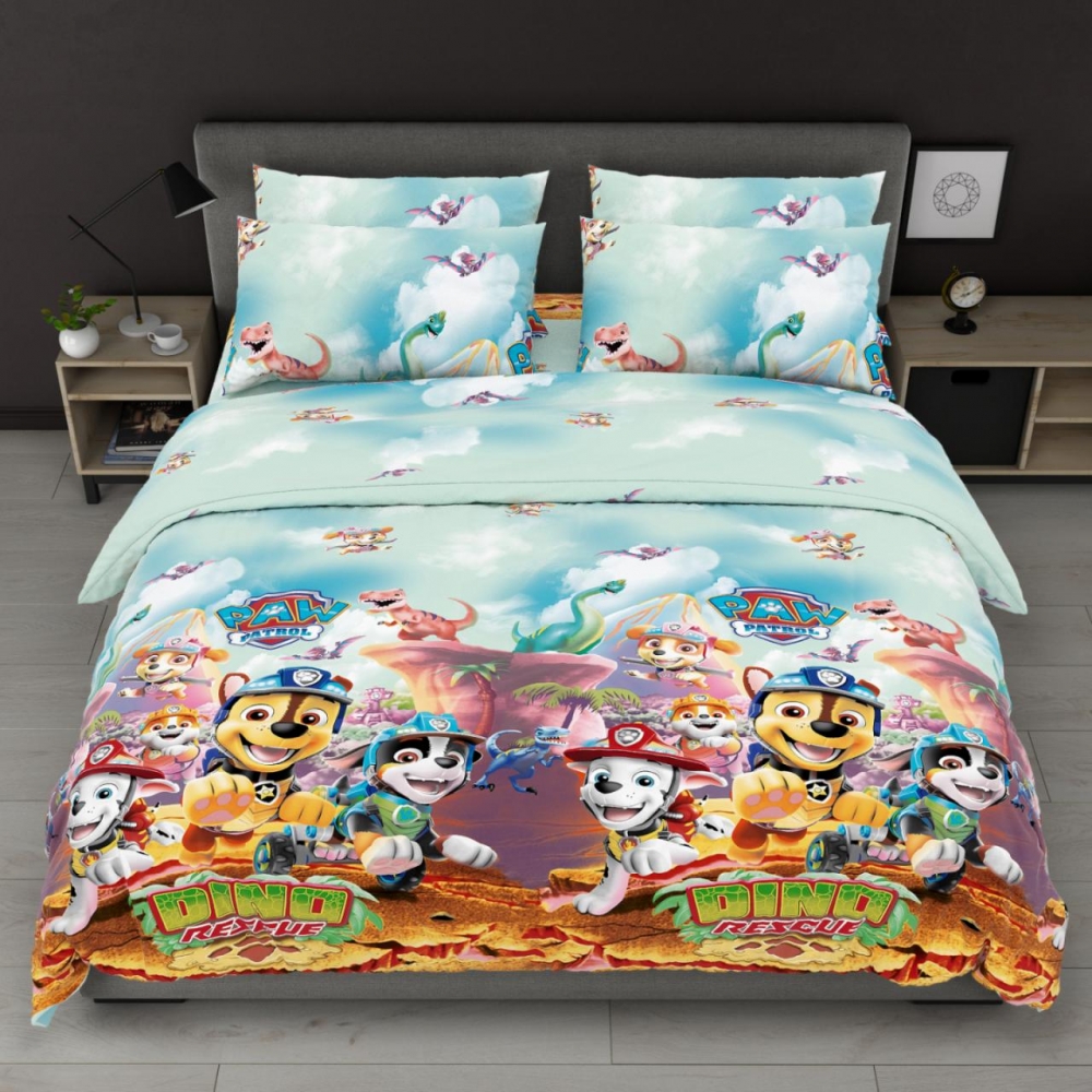Постільна білизна Діно Патруль, бязь (Полуторний)