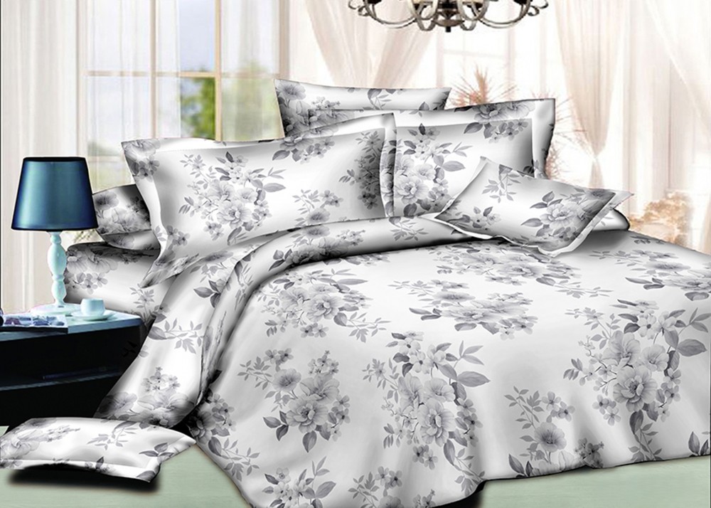 Постільна білизна Букет, ранфорс (Євро на резин.)