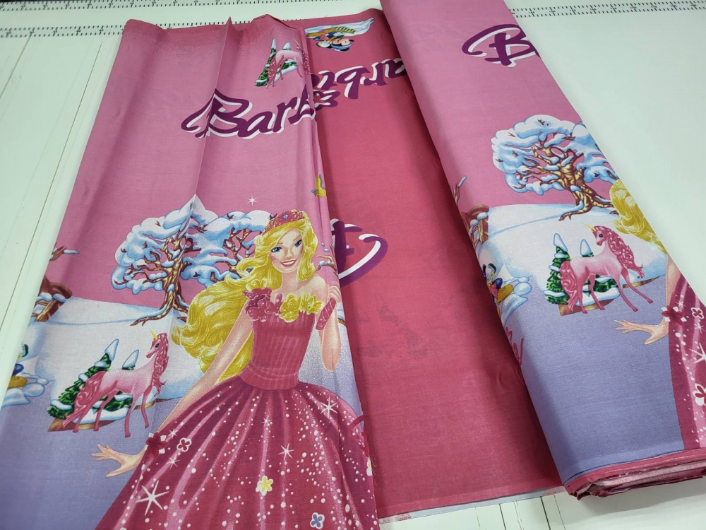 Постільна білизна Барбі, бязь (Євро) - Зображення 3