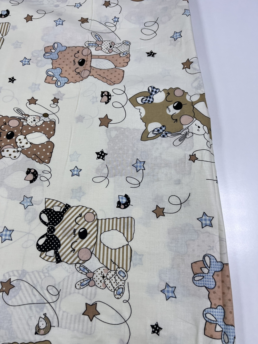 Постельное белье Пухнастики из бязи для детской кроватки — изображение 4