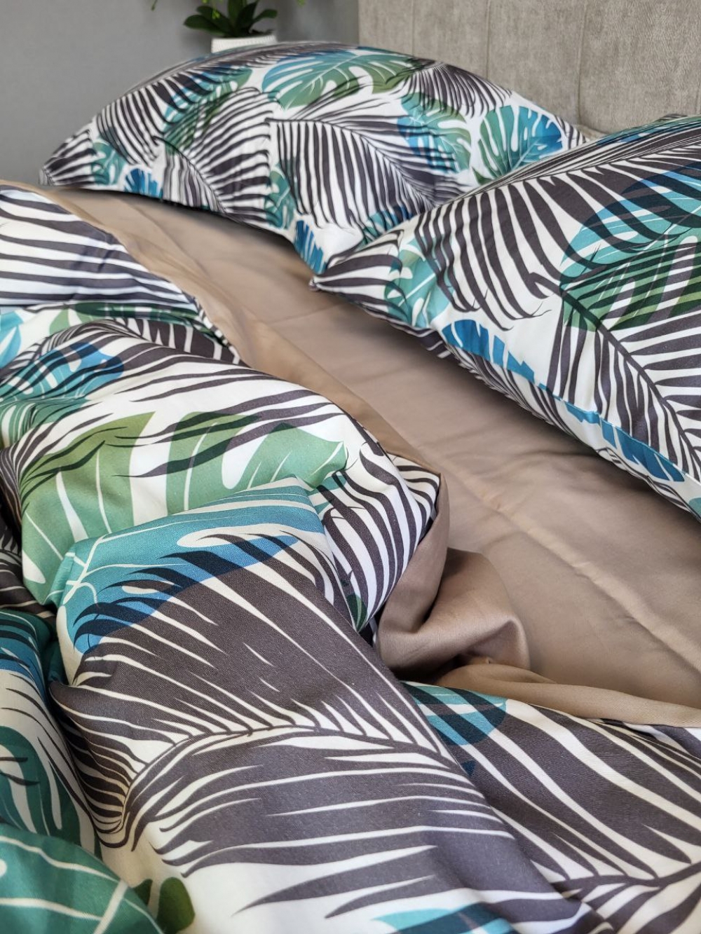 Постільна білизна Сатин PREMIUM, TROPICS (Полуторний) - Зображення 7