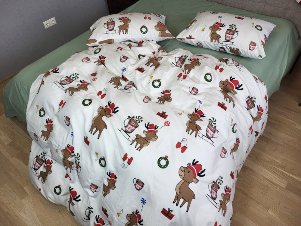 Постільна білизна Гостинці/полин, Turkish flannel (Сімейний) - Зображення 7