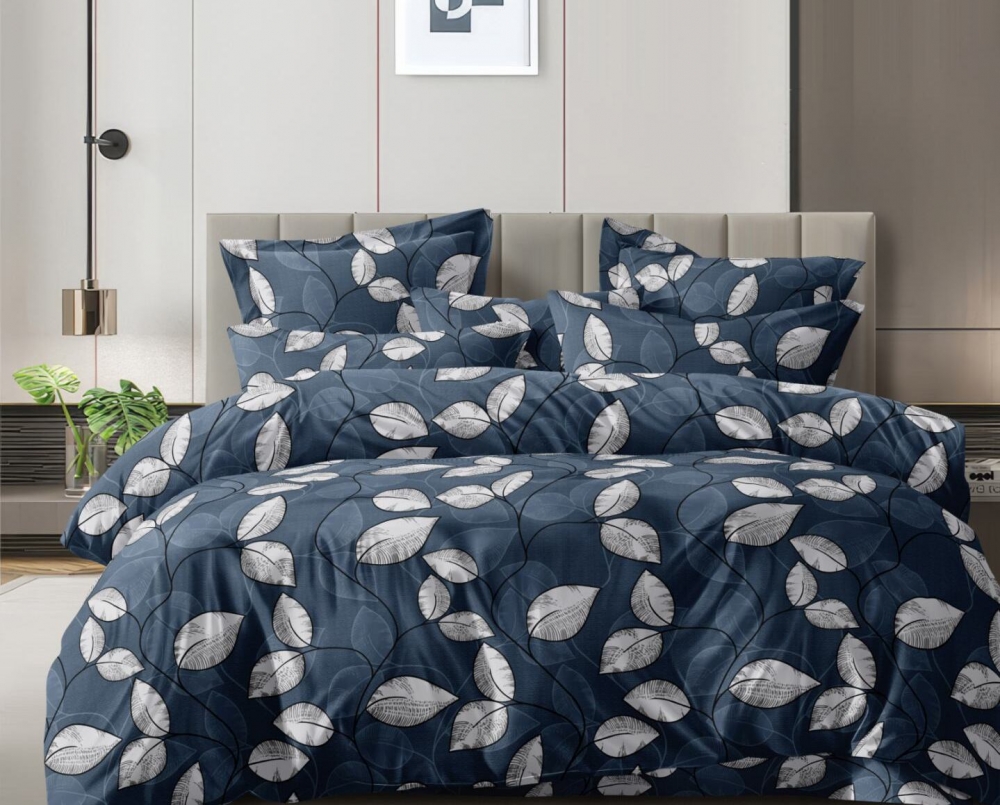 Постільна білизна Азур, ранфорс (Євро)