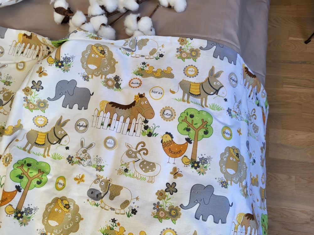 Постільна білизна Весела ферма, cotton (Євро) - Зображення 2