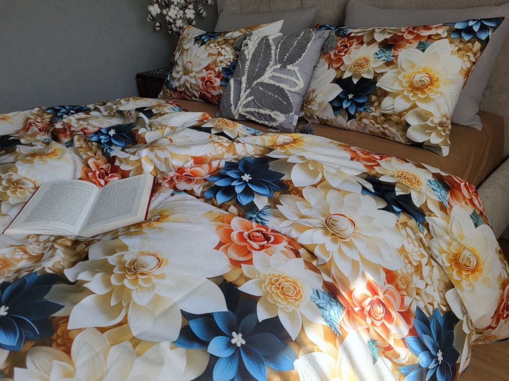 Постільна білизна Оранжерея, cotton 5D (Двосп. на рез.) - Зображення 6