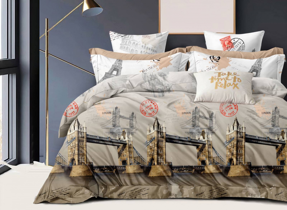 Постільна білизна Мандри, сатин (Полут. на рез.)