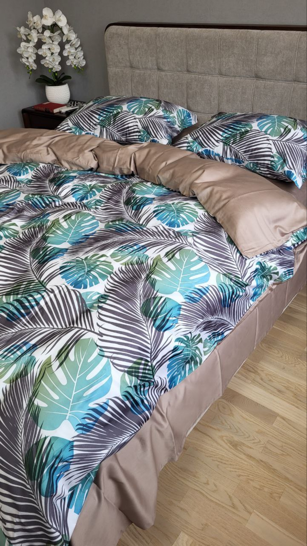 Постільна білизна Сатин PREMIUM, TROPICS (Полуторний) - Зображення 5