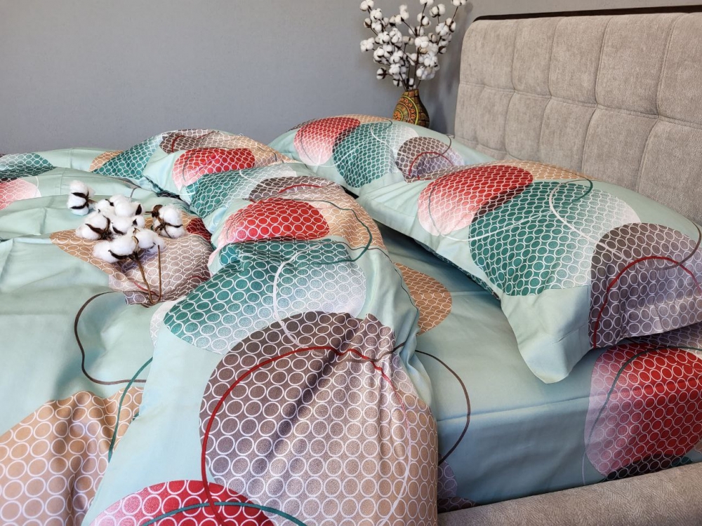 Постільна білизна Сатин PREMIUM, TOLEDO COLORFUL UNO (Двосп. на рез.)