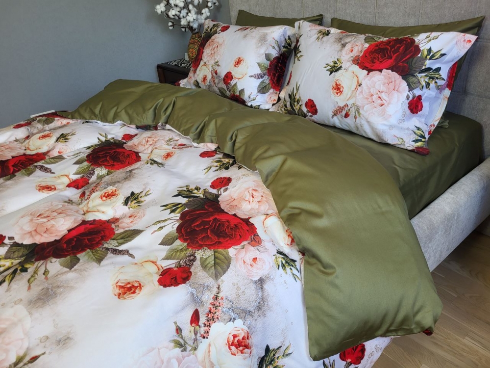 Постільна білизна Сатин PREMIUM, ROSE (Сімейний) - Зображення 7