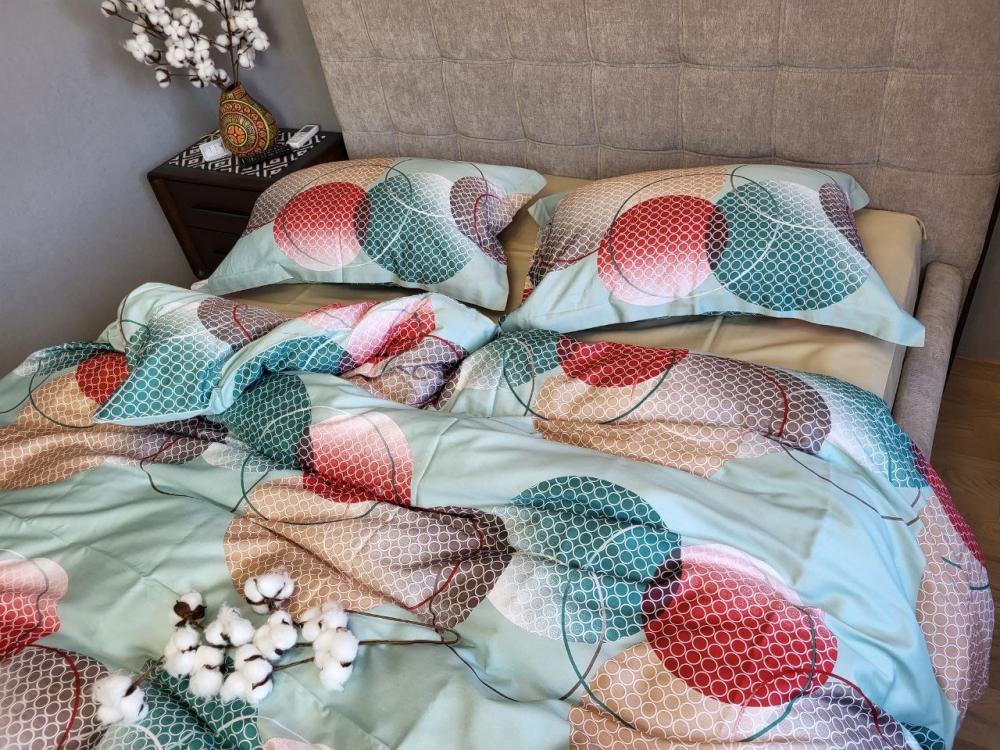 Постільна білизна Сатин PREMIUM, TOLEDO COLORFUL підк. Цільн. (Двоспальний) - Зображення 5