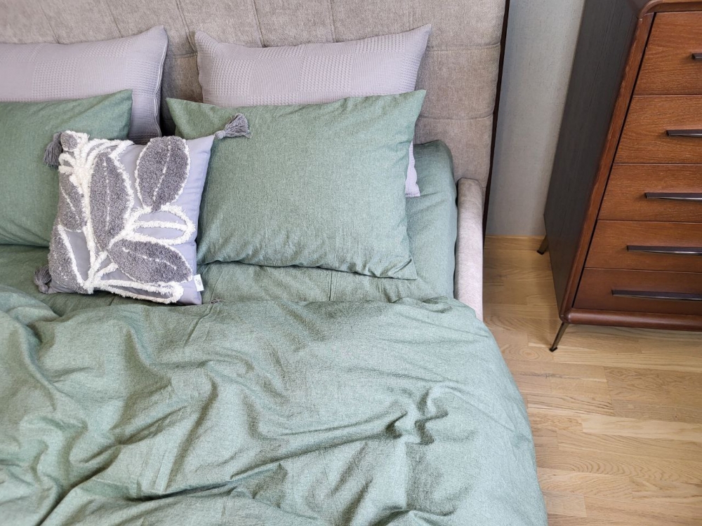 Постільна білизна Forest Green, Washed Cotton W1151 (Сімейний)