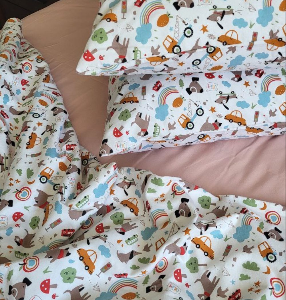 Постільна білизна Пригоди/пудров., Turkish flannel (Полут. на рез.)