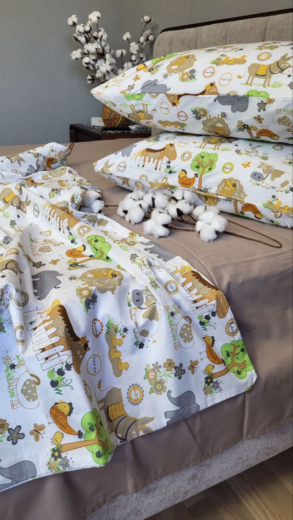 Постільна білизна Весела ферма, cotton (Двоспальний) - Зображення 6