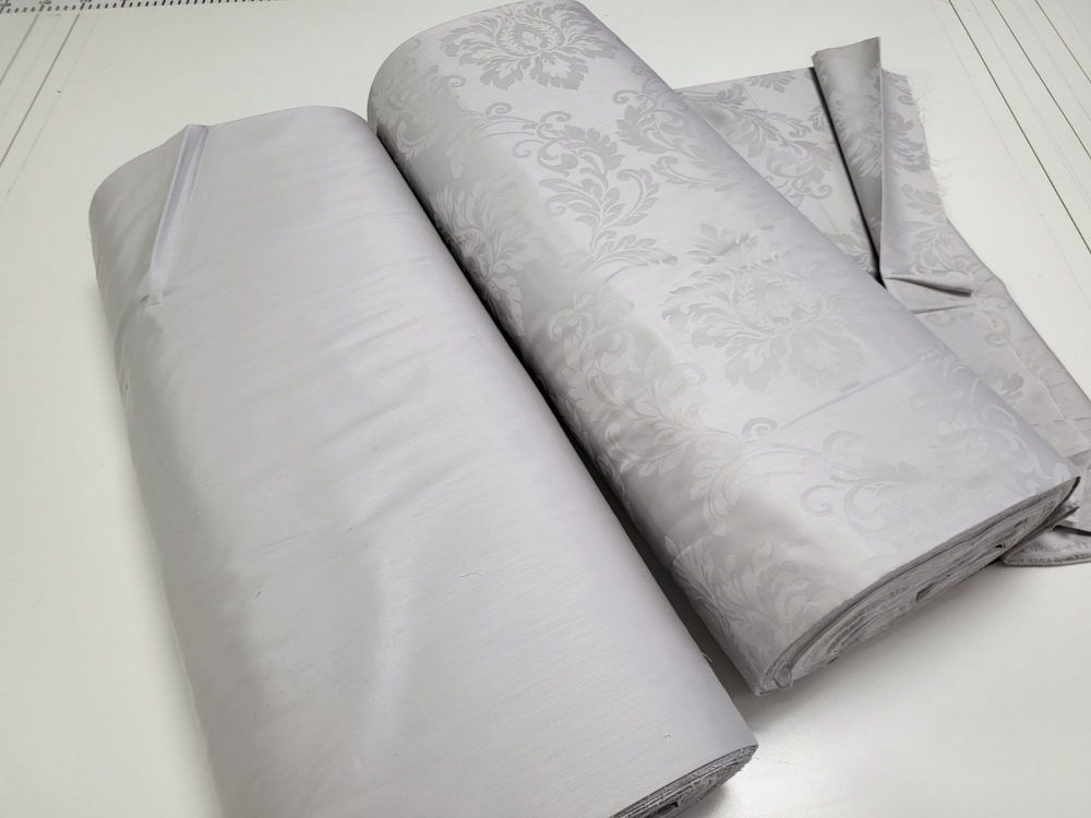 Сатин JACQUARD, TIARA GREY (Сім. на рез.) - Зображення 2