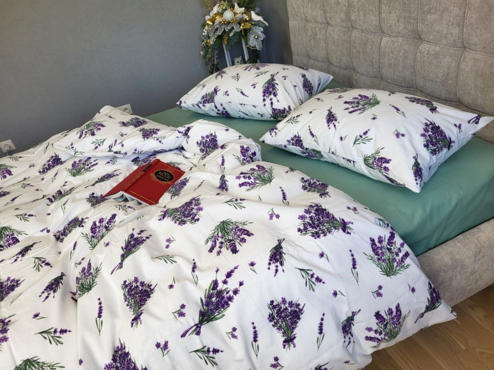 Постільна білизна Лавандин/полин, Turkish flannel (Полут. на рез.) - Зображення 7